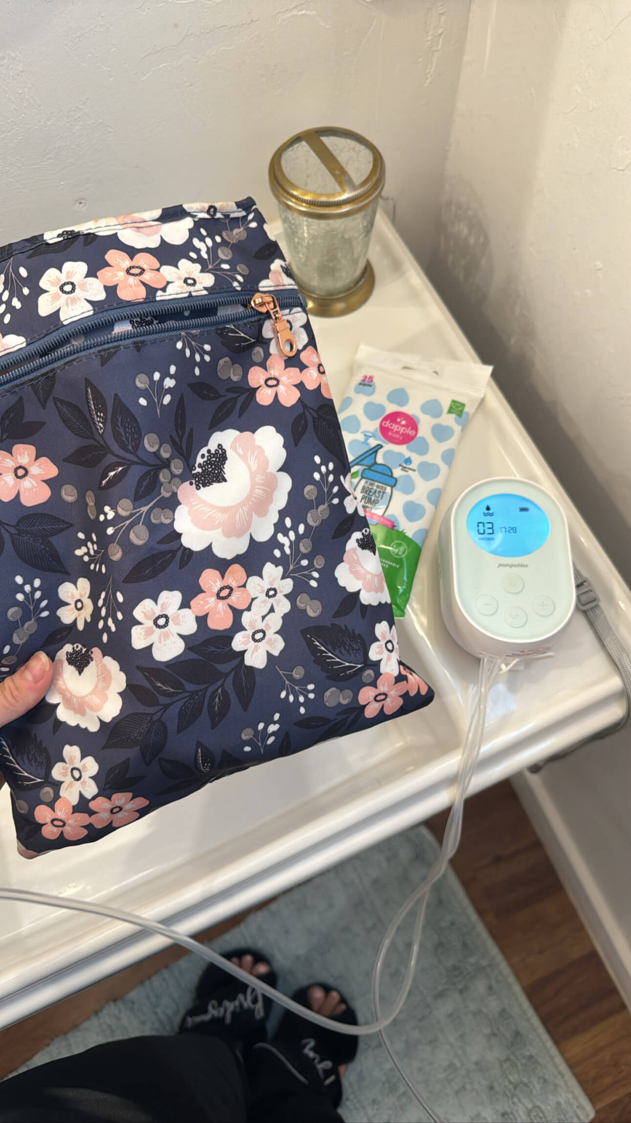 breastfeeding fridge hack